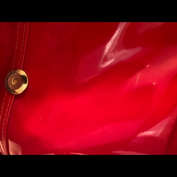 Mulberry London Roxanne Bright Red Bag - Picture 3 of 13